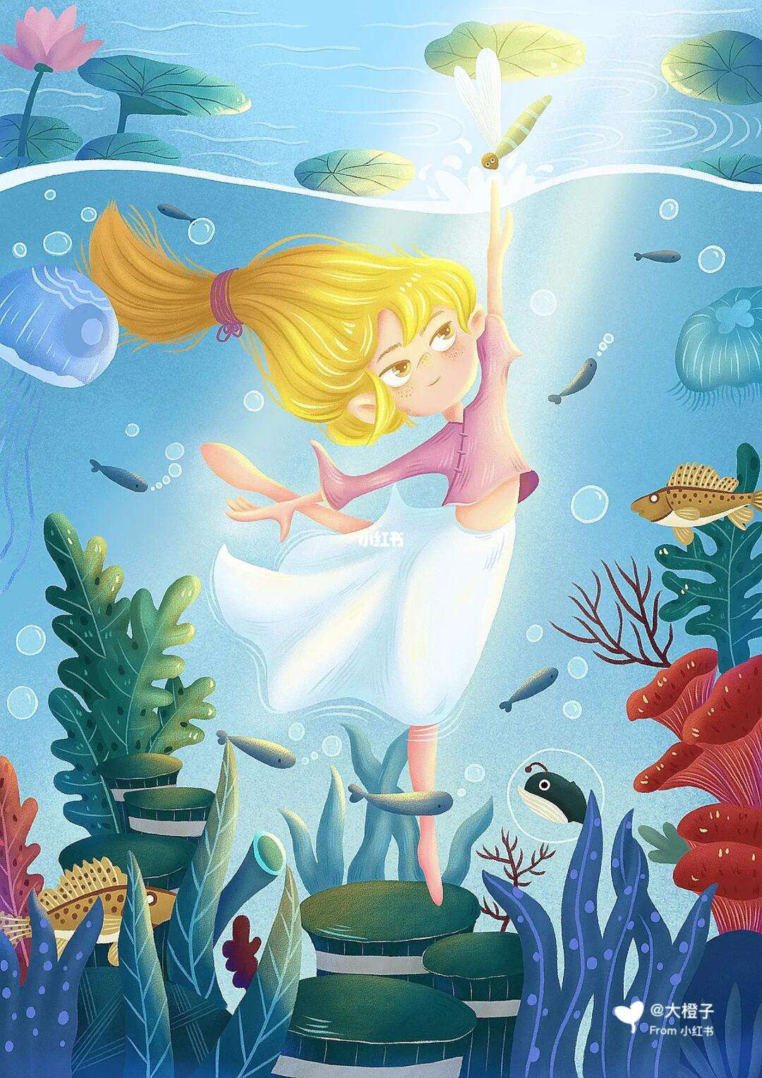 水上芭蕾新星以优美的动作征服裁判